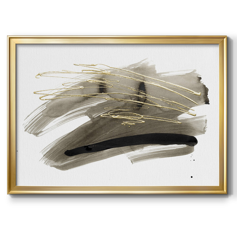 " Freedom II ", 26" H x 38" W x 1.5" D, Gold