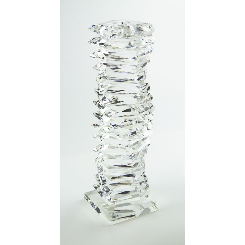 Candlestick, 11" H x 4" W x 4" D