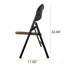 Ensemble de 4 chaises en rotin