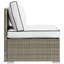 Chaise de patio d'extérieur en tissu Havenside Home Bocabec Modern par Modway-26771370