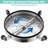 Yescom 18" Pressure Washer Surface Cleaner with 4 Wheels - Stainless Steel Surface Cleaner for Pressure Washer Attachment for Concrete, Sidewalk, Patio, Deck, Driveways and Daily Washing - 4000 PSI