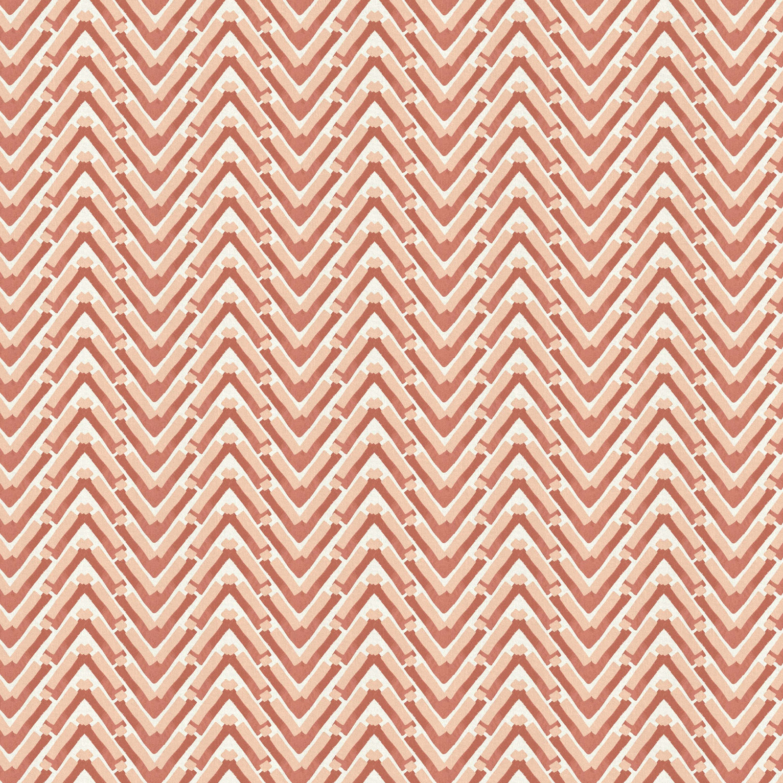 Chevron Cotton Throw Pillow, Pillow Cover Only - No Insert, Orage/Beige/White, 20" x 20"