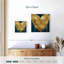 Hardie Big Hearted Gold sur fond sarcelle-109206650