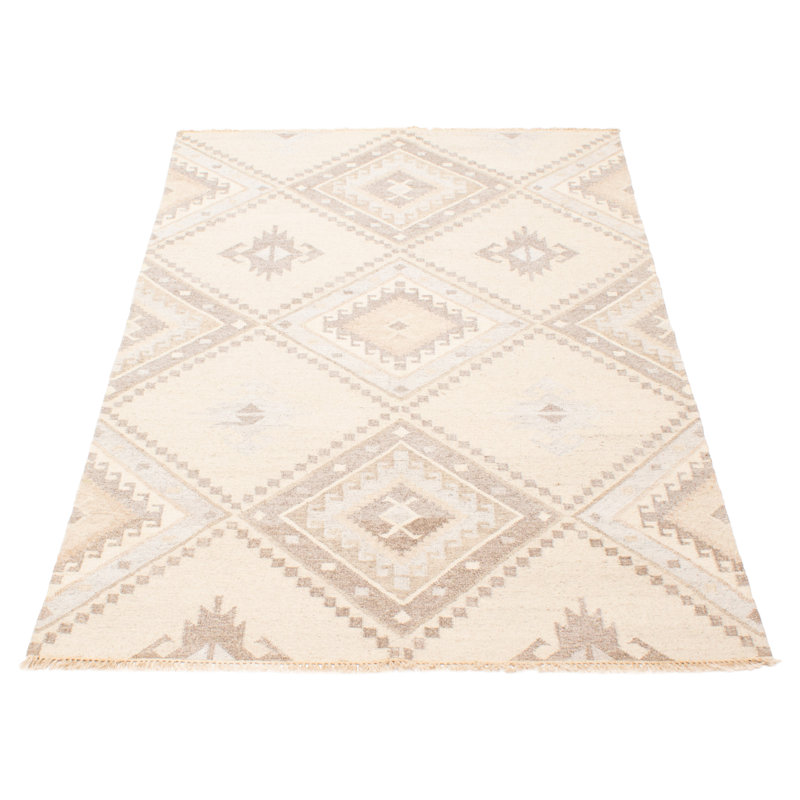 Tapis unique Kilim crème 5 pi 1 po x 8 pi 0 po Ankara