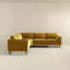 Canapé modulaire de coin en velours jaune Amber-1233658494