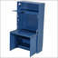 Garde-manger compact, buffet de 69 po de hauteur avec huche et poste de travail pliable, armoire de rangement multifonctionnelle pour la salle à manger et le salon-131655872
