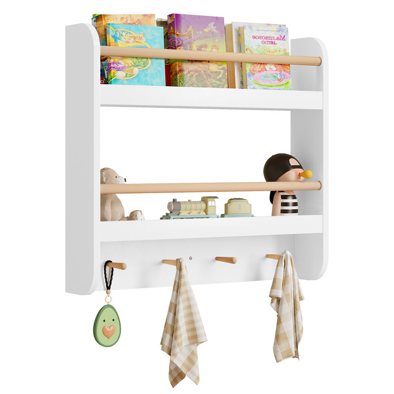 Hals 55cm H X 60cm W Floating Shelf Kids Bookcase