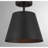 Meridian 1-Light Ceiling Light in Matte Black-1480708664