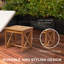 Table d'appoint d'extérieur Cedas