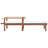 78.7" Long Acacia Single chaise with Cushions-495059965