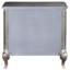Table de chevet 2 tiroirs champagne antique