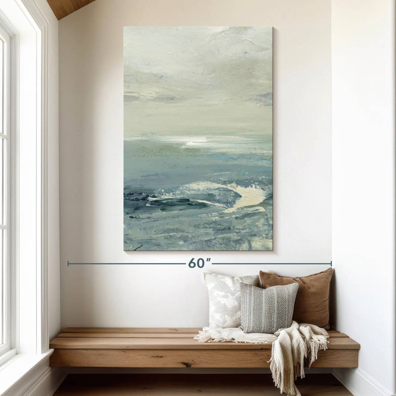 Avery Waves Abstract I, 51" H x 34" W