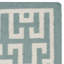 Tapis géométrique en soie / laine / ivoire à tissage plat Rodgers-934410709