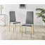 Edzard Marble Effect & Chrome Metal Rectangular Dining Table Set - 4 Luxury Velvet Dining Chairs-88498192-88498178