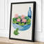 Water Lilies in Blue Botanical - Wrapped Canvas-1415215686-1415215689