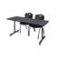 Table de formation en T Nick Nick, chaises empilables 2 M-32701881-32701888-32701884