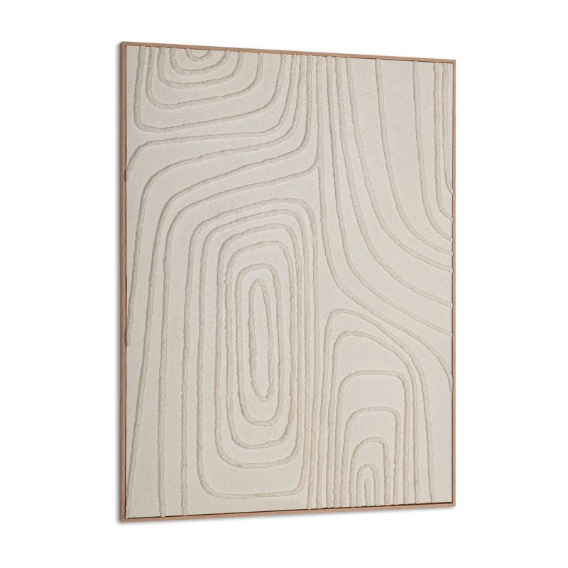 Monochromatic Topographical Canvas Print, 30" x 40"