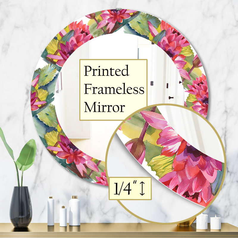 Miroir mural Blossom 36, H 31,5 po x l po