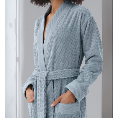 Terrycloth Terry Cloth Girl / Woman+ Mid-Calf Bathrobe with Pockets