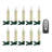 10 Piece Unscented Flameless Candle Set