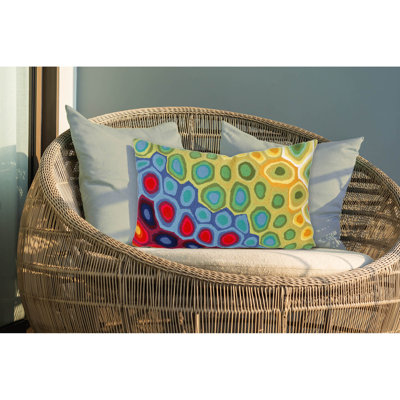  Swirl Outdoor Lumbar Pillow
