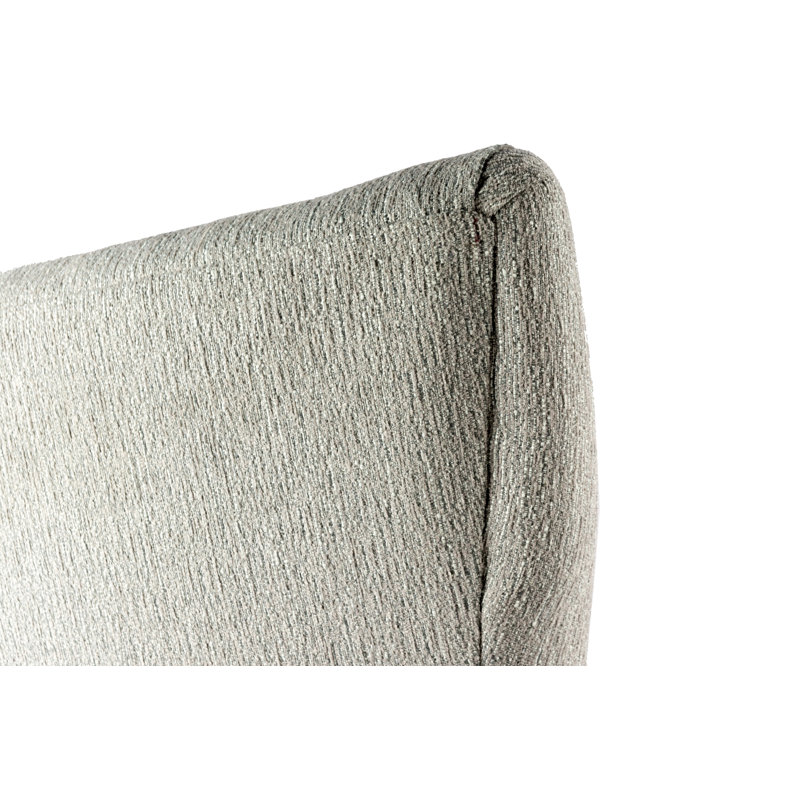 Chaise d'appoint Canonbury Carleton, Gris clair fumée, Espresso