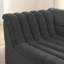 Canapé modulaire en L de 106 po avec méridienne modulaire en L avec méridienne rembourrée avec accoudoirs en forme de vague et sans accoudoirs inclus-294182307