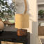 Lampe de table en bois avec abat-jour-519110200