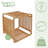 Smart Kube Bamboo Cube Storage, 13" Stackable Shelf Organizer-111974665