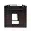 Lit mezzanine simple avec armoire et tablette-129228690