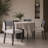 Jamin Dining Chair, Gray/ Ivory