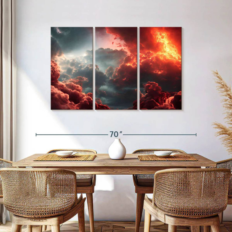 Final Battle Between Hell And Heaven VII, 36" H x 57" W