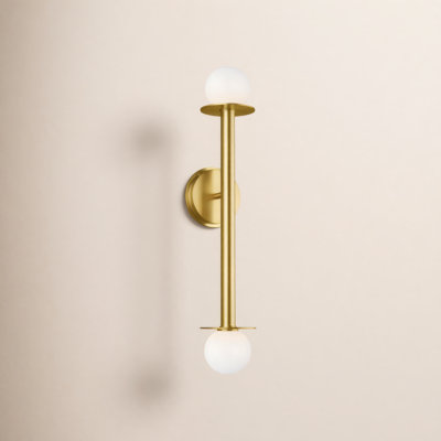 Allegra 23.63'' H Steel Up and Downlight Wall Sconce
