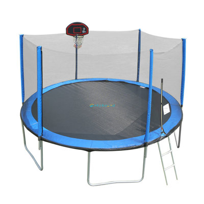 SKYBOUND Round Backyard Trampoline with Safety Enclosure
