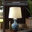 Porcelain Round Vase 24.5" Table Lamp