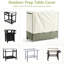 Housse de table de préparation pour l'extérieur, housse de table imperméable en acier inoxydable pour tables de travail de cuisine pour patio - L 36 po x l 24 po x H 35 po
