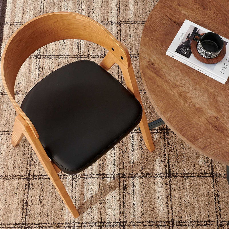 Contour 3 - Piece Dining Set, Yellow/Black, 3 Pieces: Table, 2 Chairs