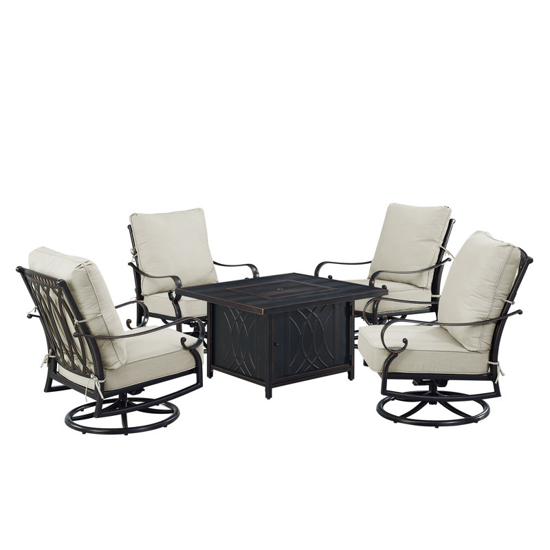 Cave Outdoor 5 - Piece Conversation Set