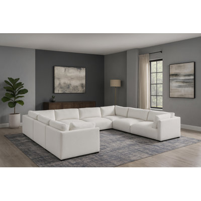 Isioma Upholstered U-Shaped Sectional Reversible