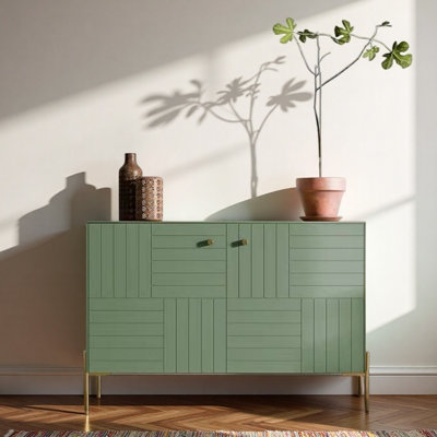 Scandinavian Minimalist Entryway  Cabinet