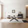 Louida 9 - Piece 110.24" Extendable Sintered Stone Dining Table with 8 Fabric Chairs Dining Set