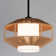 Luminaire suspendu en rotin 1 lumière Burle