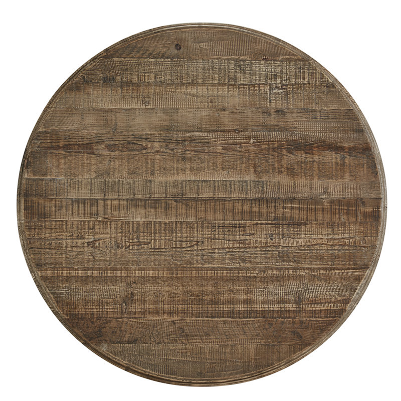 Benson Round Pine Wood Dining Table