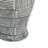 Loi Temple Jar with Lid, Black White Grid Pattern Ceramic, 17 Inch Decor