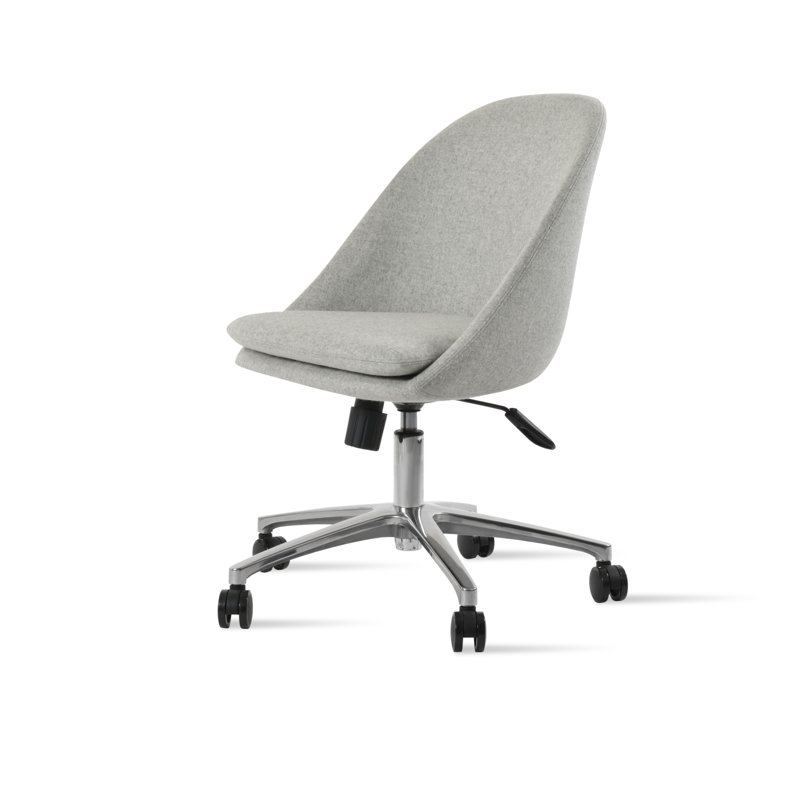 Avanos Office Chair, Silver, Chrome
