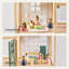 Maison de poupée Tiny Land® Sweetwood Evergreen et poupées en bois pour maison de poupée