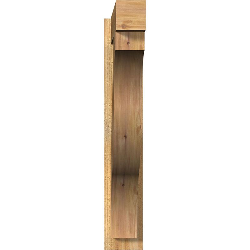 Jeu de blocs Funston, Cèdre rouge de l'Ouest de 6 po (sciage brut), P 36 po x H 36 po