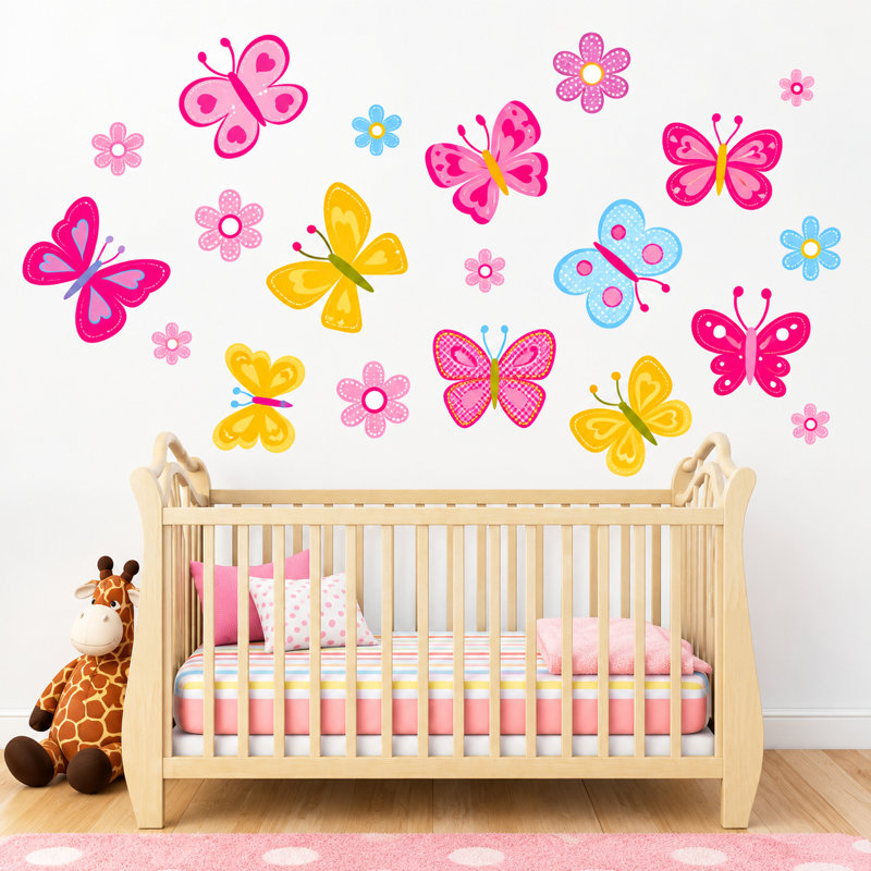 Animals Non-Wall Damaging Wall Decal, Scheme A