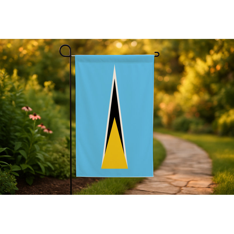 Drapeau de Sainte-Lucie - drapeau extérieur, 36" H x 60" W