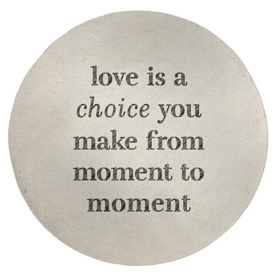 Tapis de l’amour manuscrit est un en poly-chenille choice quote